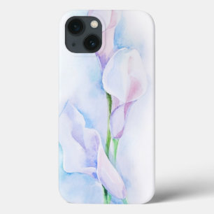 Funda Para iPhone 13 acuarela con 3 calas