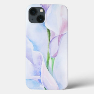 Funda Para iPhone 13 acuarela con 3 calas