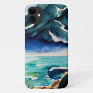 Funda Para iPhone 11 acuarela con vistas al mar