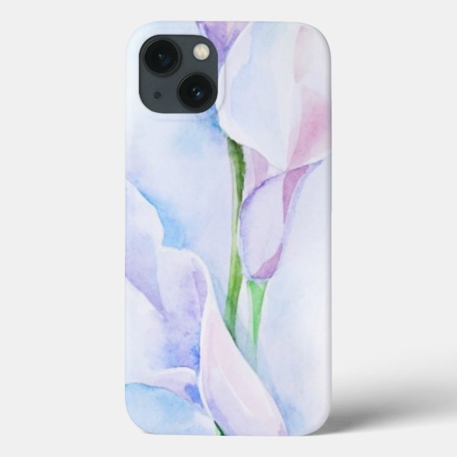 Funda De Case-Mate Para iPhone acuarela de 3 calilas (Reverso)