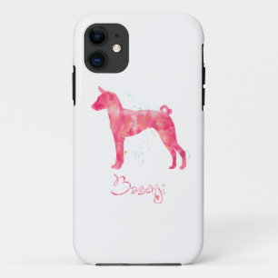 Funda Para iPhone 11 Acuarela de Basenji