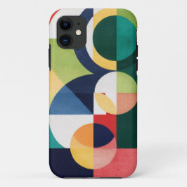 Funda Para iPhone 11 Acuarela de Bauhaus - Estuche para teléfono verde 