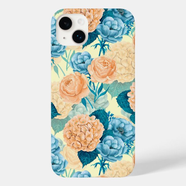 Funda De Case-Mate Para iPhone Acuarela de jardín de primavera (Reverso )