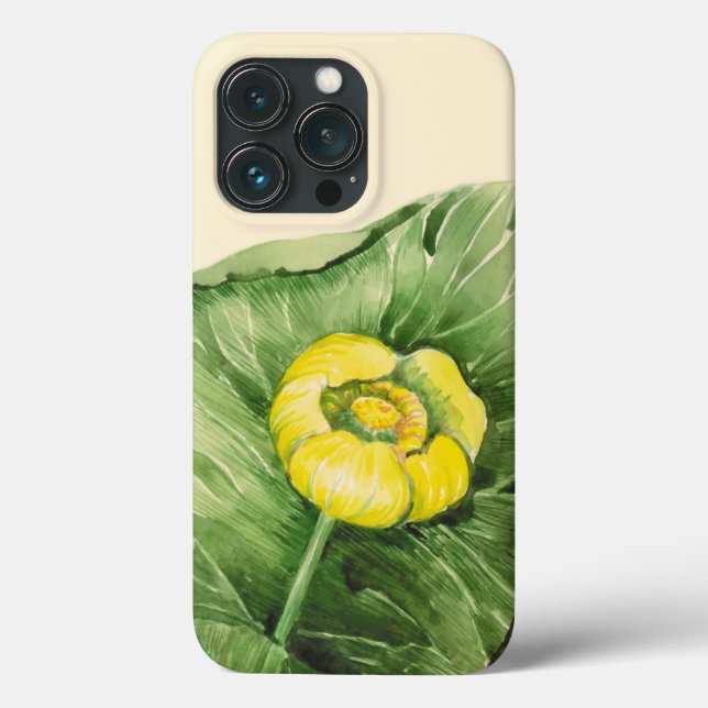 Funda De Case-Mate Para iPhone acuarela de lirio (Reverso )