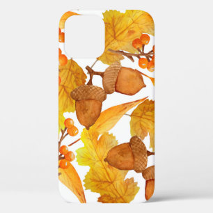Funda Para iPhone 12 acuarela de mano trenzado sin costuras patrón de o