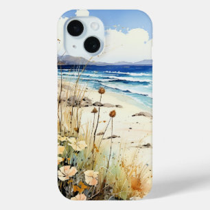Funda Para iPhone 15 acuarela de Ocean Seascape