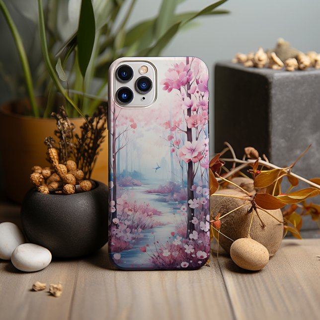 Funda De Case-Mate Para iPhone Acuarela, El Bosque Rosa (Subido por el creador)