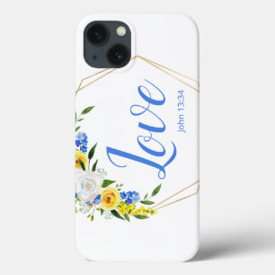 Funda Para iPhone 13 Acuarela floral de amor
