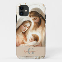 Acuarela Floral Personalizada Bebé Jesús Natividad