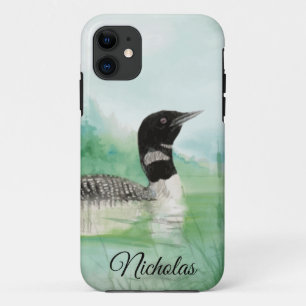 Funda Para iPhone 11 Acuarela Frecuente Pájaro salvaje