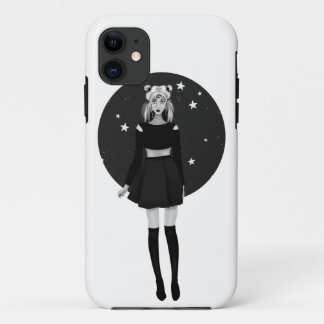 Funda Para iPhone 11 Acuarela gótica de la luna del marinero