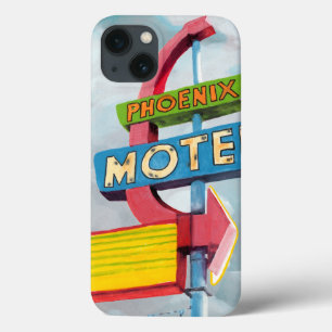 Funda Para iPhone 13 Acuarela Phoenix Motel