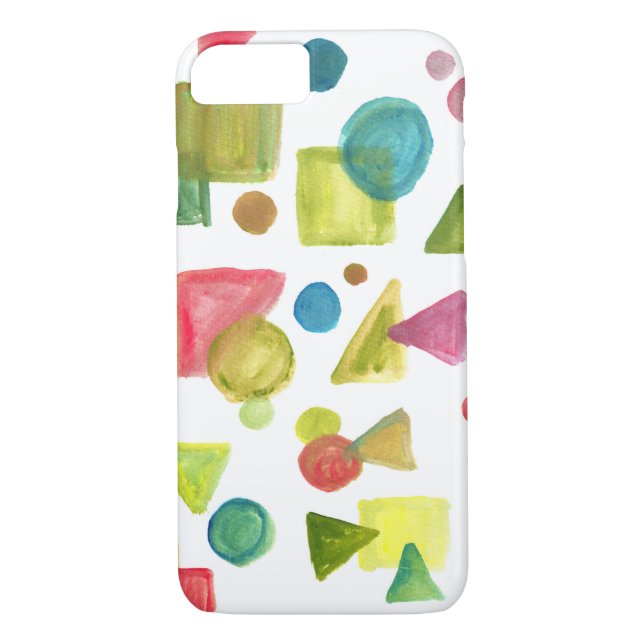 Funda De Case-Mate Para iPhone acuarela pintada a mano (Reverso)