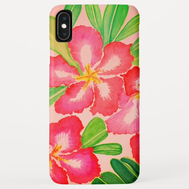 Funda De Case-Mate Para iPhone Acuarela Rosa del desierto (Reverso)