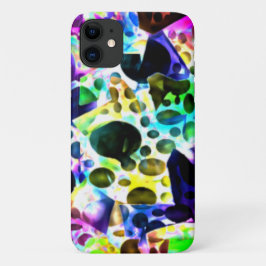 Funda Para iPhone 11 Acuarela rústica con agujeros y recortes