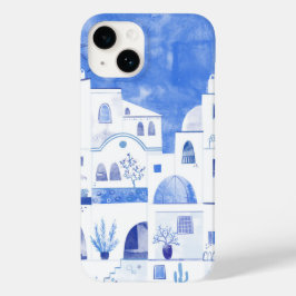 Funda Para iPhone 14 De Case-Mate Acuarela Santorini