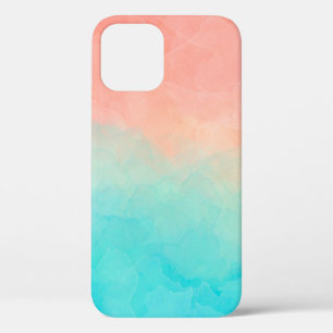 Funda Para iPhone 12 Acuarela. Tonos pintados a mano, pancarta texturad