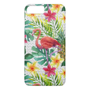 Funda Para iPhone 8 Plus/7 Plus Acuarela tropical