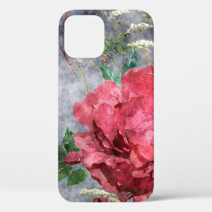 Funda Para iPhone 12 acuarela vintage colorido floral inoxidable pa