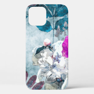 Funda Para iPhone 12 acuarela vintage colorido floral inoxidable pa