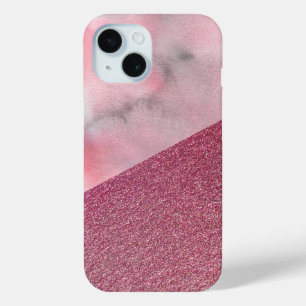 Funda Para iPhone 15 Acuarela y oro rosa