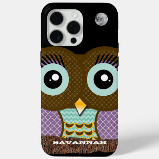 Funda Para iPhone 15 Pro Max Acuario colorido y morado