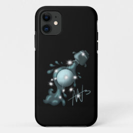 Funda Para iPhone 11 Acuario cósmico Uranus Zodiac