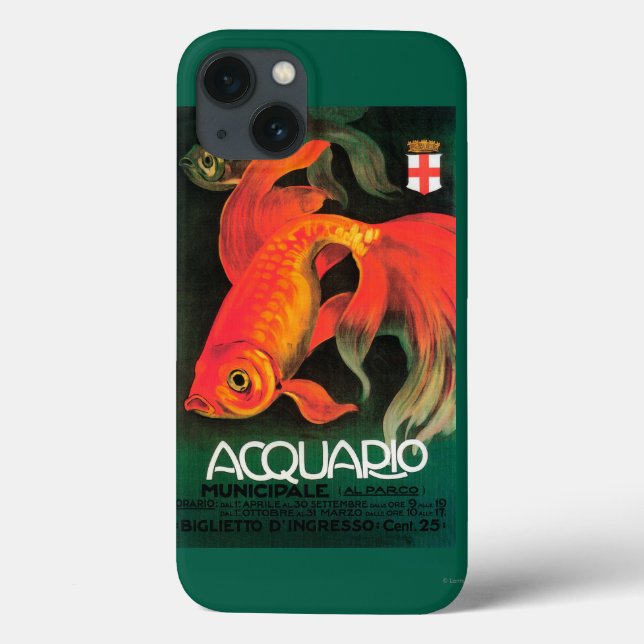 Funda De Case-Mate Para iPhone Acuario y poster promocional del parque municipal (Reverso)