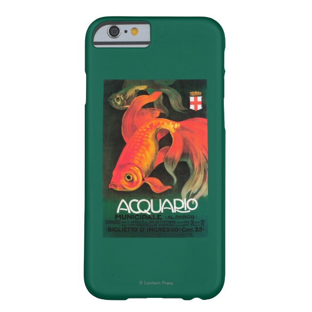 Funda De Case-Mate Para iPhone Acuario y poster promocional del parque municipal (Reverso)