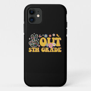 Funda Para iPhone 11 Adiós 5to Grado Genial Último Día de Escuela