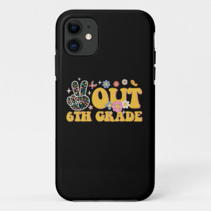 Funda Para iPhone 11 Adiós 6to Grado Genial Último Día de Escuela