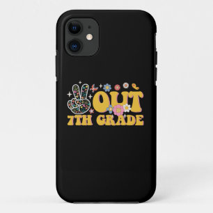 Funda Para iPhone 11 Adiós 7º Grado Genial Último Día de Escuela