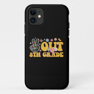 Funda Para iPhone 11 Adiós 8vo Grado Genial Último Día de Escuela