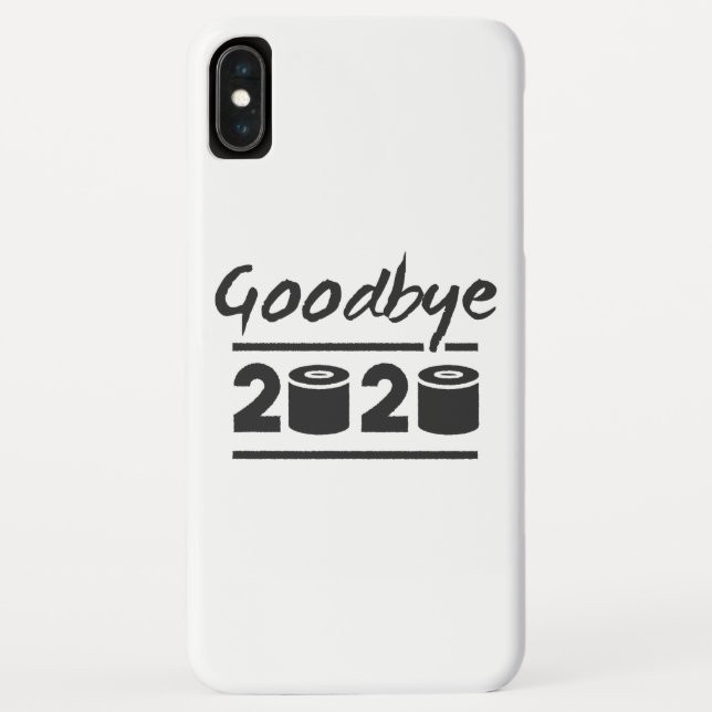 Funda De Case-Mate Para iPhone Adiós papel higiénico 2020 - finalmente terminó (Reverso)
