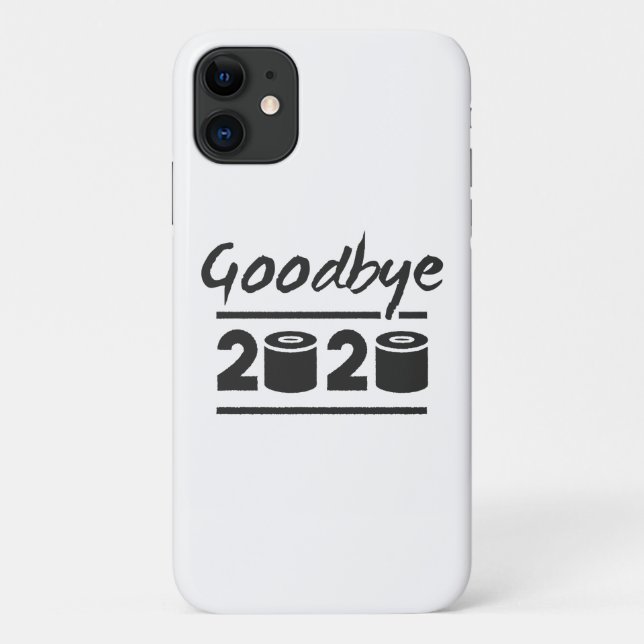 Funda De Case-Mate Para iPhone Adiós papel higiénico 2020 - finalmente terminó (Reverso)