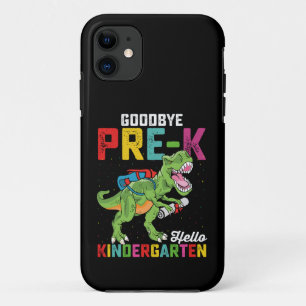 Funda Para iPhone 11 Adiós Pre K Hello Kindergarten T Rex School