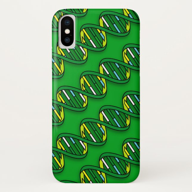 Funda De Case-Mate Para iPhone ADN verde (Reverso)