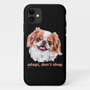 Funda Para iPhone 11 ADOPT, NO COMPRAR (chino japonés) lindo perro