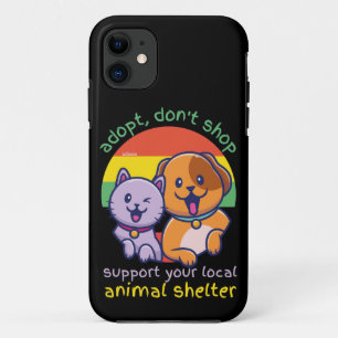 FUNDA PARA iPhone 11 ADOPTAR NO COMPRA SU REFUGIO ANIMAL LOCAL