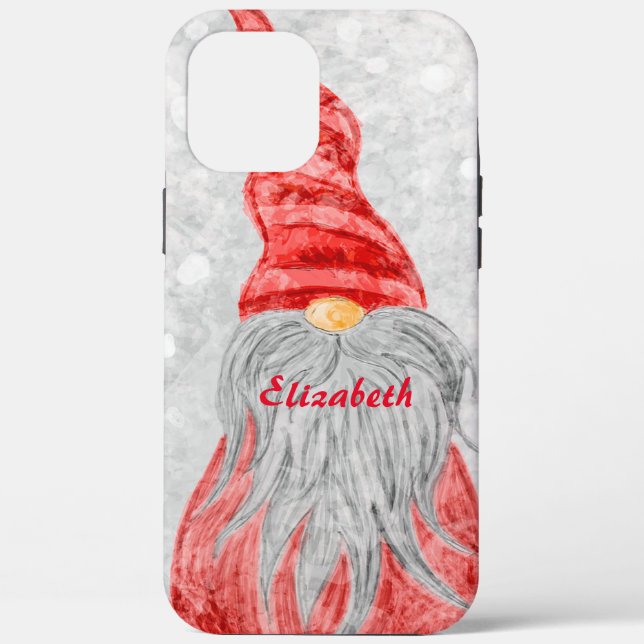 Funda De Case-Mate Para iPhone Adorable Gnome (Reverso )