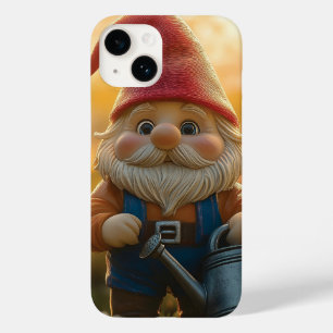 Funda Para iPhone 14 De Case-Mate Adorable gnomo de jardín con regadera