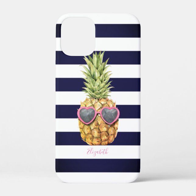 Funda De Case-Mate Para iPhone Adorable Guay Stried Pineapple (Reverso )