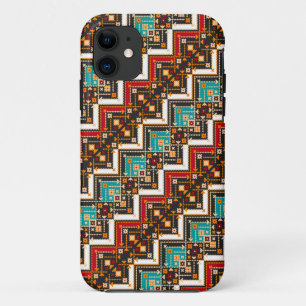 Funda Para iPhone 11 Adorable patrón ucraniano continuo y colorido
