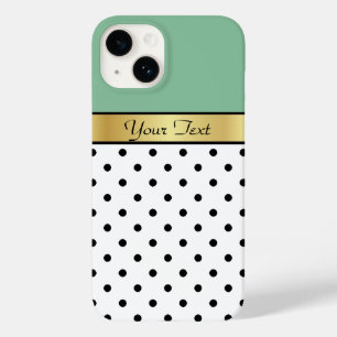 title_seo2 Adorable Peapod Green Black Dots Gold Ribbon