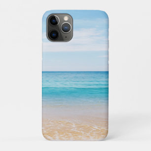 Funda Para iPhone 11 Pro Adorable playa tropical, cielo de arena
