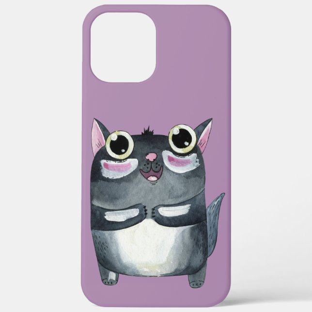 Funda De Case-Mate Para iPhone Adorables Personalizado Animal Raccoon (Reverso )