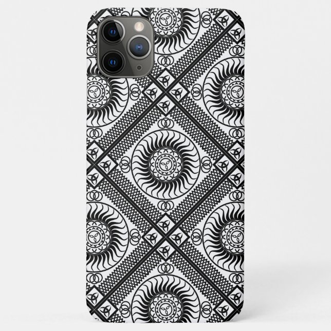 Funda De Case-Mate Para iPhone adorno celta diagonal (Reverso)