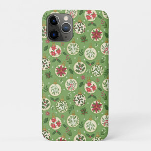 Funda Para iPhone 11 Pro Adornos de Navidad Dibujados a Mano 
