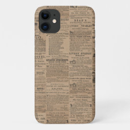 Funda Para iPhone 11 Ads of the Past, NY 1856 iPhone / iPad case