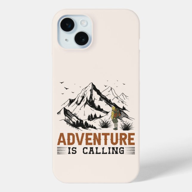 Funda De Case-Mate Para iPhone Adventure está llamando (Reverso )